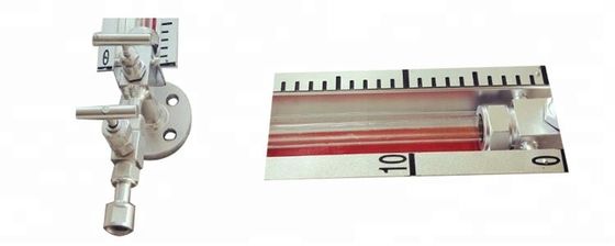 Direct Reading Glass Tube Level Gauge Adjustable Observation Direction With Side Glass Level Indicator
