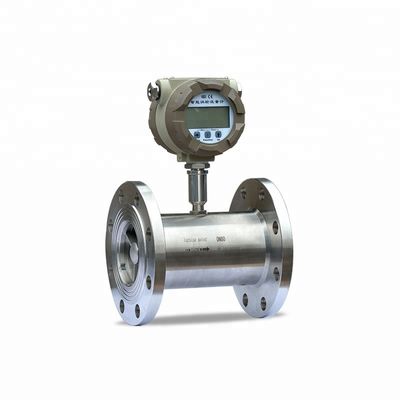 4-20mA output water turbine flow meter for liquid measurement