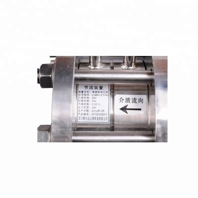 Water Orifice Plate Flow Meter Sensor With High Accuracy