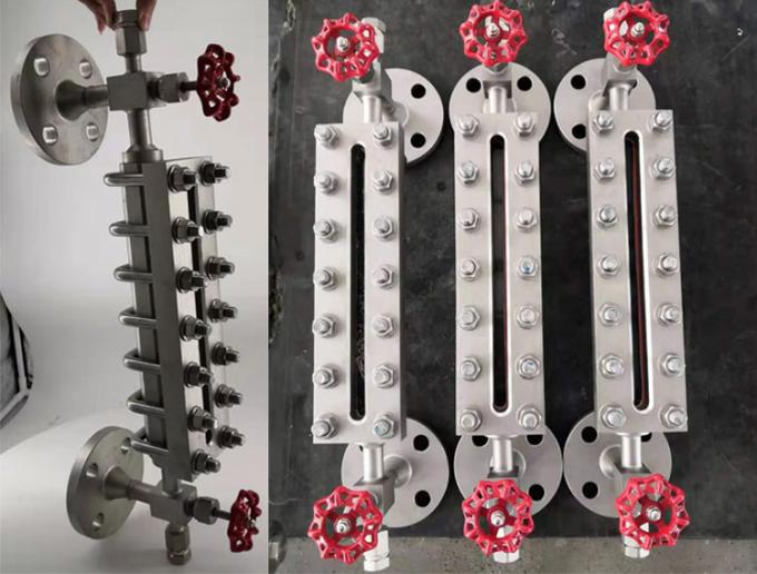 Reflex Sight Glass Level Gauge SS304/316 Material Clear And Direct Reading