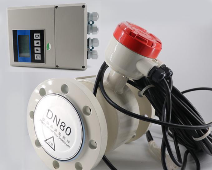 IP65 Waterproof Flow Meter Stainless Steel Chamber