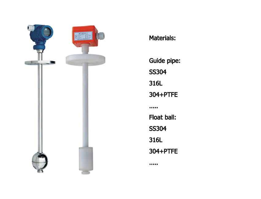 High Temperature Float Ball Level Switch With 20mm Or 14mm Guided Rod Size
