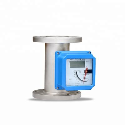 DN25 High Accuracy Flanged Metal Tube Float Rotameter For Air Flow Measurement