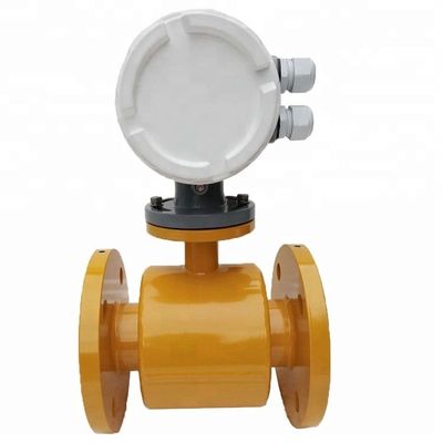 Sewage Water Flange Electromagnetic Flow Meter With PTFE Liner