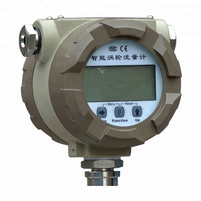 Liquid Nitrogen Gas Turbine Flow Meter With Flange Connected