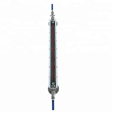 Direct reading glass tube level gauge