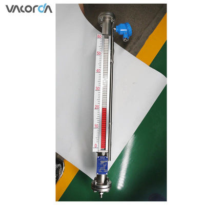 Liquid Measuring PN2.5 Magnetic Tank Level Indicator And Remote Transmitter