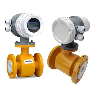 Flow Indicator And Lcd Display Electromagnetic Flowmeter Transmitter