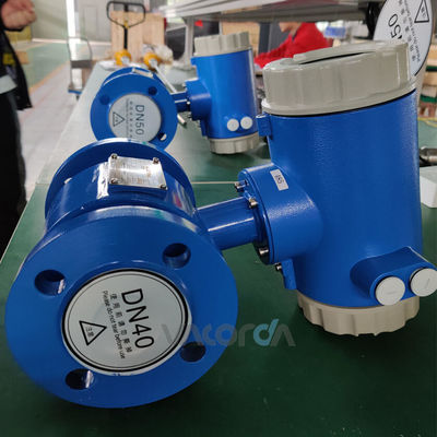 63mm Dia Intelligent Electromagnetic Flow Meter Dn100 Brand Metry