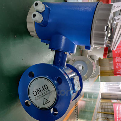 DN20 4-20mA Digital Large Pipe Size Insertion Electromagnetic Water Flowmeter With Battery