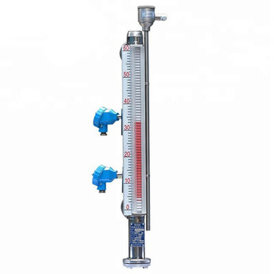 Vertical Magnetic Type Level Gauge PTFE Lined Gas Level Magnetic Indicator