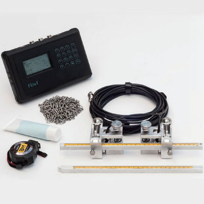 Portable RS232 5.00m/s Clamp On Ultrasonic Flow Meter