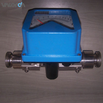 DN25 High Accuracy Flanged Metal Tube Float Rotameter For Air Flow Measurement